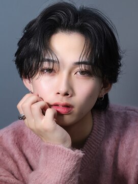 初パーマにオススメ　【韓国風カルマパーマセンターパート】