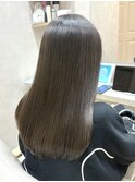 プレミアムヘアエステ×透明感カラー×カット[Zina Haruna]