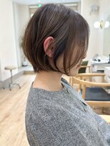 セイドット リー(Say. Ree)&nbsp;say.ショートボブひし形ショートミルクティーベージュ暗めカラー