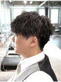 【大人の余裕】ナチュラルパーマショート