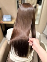 クセレス 梅田堂島店(KUSELESS)&nbsp;髪質改善カラー/グレージュ/艶髪ストレート