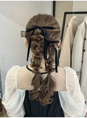 編みおろしツイン
