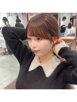 アフロート ディル(AFLOAT D'L) 小顔前髪顔周り似合わせカットサイドバングもみあげ後れ毛髪型