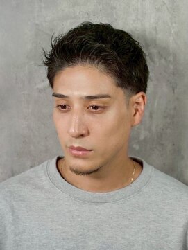 ヒロギンザ 青山店(HIRO GINZA) テーパーフェード ショート アップバング
