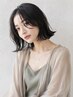 カット+髪質改善カラー+トリートメント　￥17,900