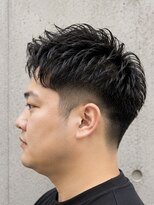 バーバーバー ナカノ(BARBER BAR NAKANO)&nbsp;30代 大人のゆるパーマ×フェードショート