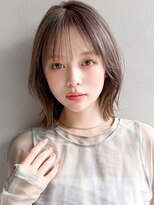 リヤン 表参道(lyann)&nbsp;レイヤーカット夏大人可愛い薄めバング小顔カット結べるボブ