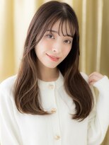 カバーヘア ブリス 川口(COVER HAIR bliss)&nbsp;ツーウェイバング黒髪艶感ストレートレイヤーロング30代40代X
