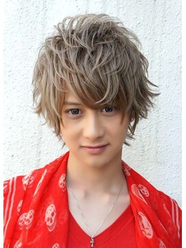 アクロス 原宿(AKROS) 【AKROS】プラチナシルバーショート