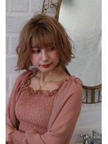 ヘアリゾートエーアイ 北千住店(hair resort Ai) 20代30代40代50代 色っぽふんわりショートの重軽ウェーブヘア♪