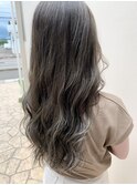 シルバーグレージュハイライト
