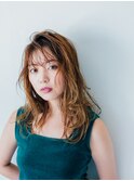 前上がりレイヤーロング【稲毛】