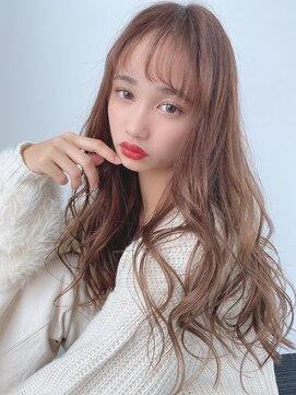 ルービック 京橋(Rubik's) 小顔カット大人かわいいデジタルパーマ/透明感カラー