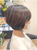 大人ショートボブ