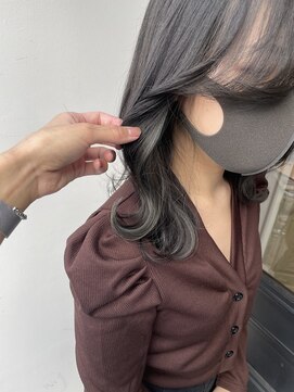ヘアスタジオ アルス 御池店(hair Studio A.R.S) インナーダークグレーシルバー #メルティーカラー