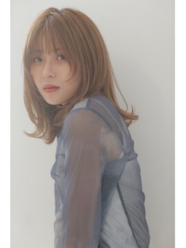 チェレ オレ 新金岡店(Chere ore) 10代20代大人可愛いナチュラルくびれレイヤー×フォギーベージュ