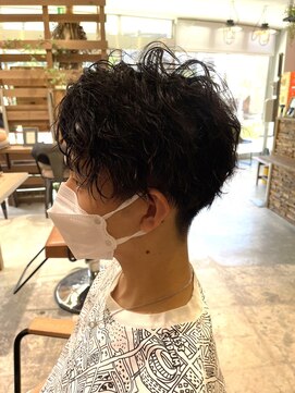 テトテ 門戸厄神店(tetote) サイド刈り上げ　ツイストスパイラル