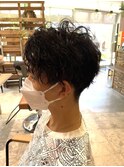 サイド刈り上げ ツイストスパイラル
