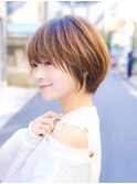 20代30代40代◎イメチェン小顔ショートボブ/ダークアッシュ