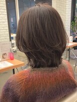 ディフィーノ 青山(DIFINO)&nbsp;【DIFINO 青山】レイヤーショート×シアーブラウン