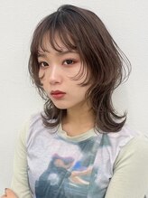 アイトーキョーエス 渋谷(AI TOKYO S) ニュアンスウルフカット［シアーカラー/ワンカール/渋谷］