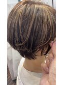 白髪ぼかしハイライト