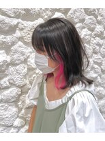 モアナ バイ ヘッドライト 沖縄東崎店(Moana by HEADLIGHT)&nbsp;Moana【東崎】#インナーカラー#インナーブリーチ#ピンク