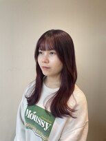 サラ ビューティー サイト 古賀店(SARA Beauty Sight)&nbsp;20代30代/大人可愛い/暖色カラー/艶髪/レッドバイオレット