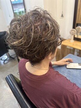 エース ヘア サロン(ACE23 hair salon) ハイライトで白髪ぼかし