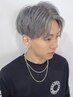 メンズカット+カラー　￥10100