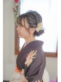 ツインお団子ヘア
