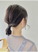 20代30代大人可愛い♪結婚式お呼ばれふんわりお団子