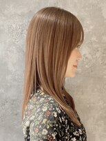 ヘアサロン コレハ(hair salon CoReha)&nbsp;【レイヤーロング×ミルクティーカラー】ウサミ