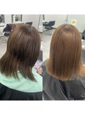 髪質改善ストレート高知美容院オイルストレート