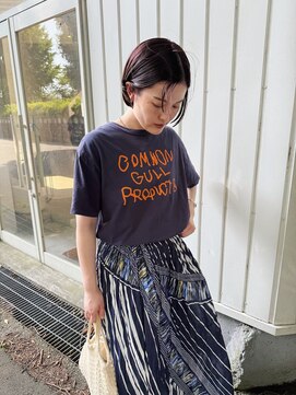 ノマド(nomad) ミニボブ/ボルドカラー/暖色カラー/コンパクトボブ