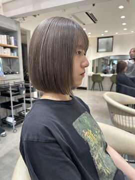 ロンドネートゥル 新潟(Lond naitre) 新潟／万代　髪質改善／チェリーレッド/レイヤー