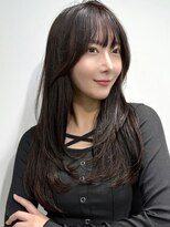 ワンズ リー 上大岡店(One's ly)&nbsp;レイヤーカット/ウェットヘア/オリーブベージュ[上大岡]