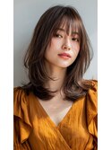 ハッシュカット/前髪あり/絶壁解消/20代/30代/大人