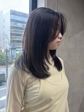 レイヤーカット/くびれヘア/暖色カラー［新潟］