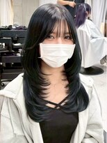 ジィルム(XELM) 韓国レイヤーカット/ブリーチ/レイヤーカット/ハッシュカット