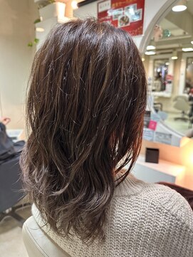 ギヴ 玉造店(Give) ハイライトベージュ×デジタルパーマ