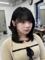 ハピネス 梅田茶屋町店(HAPPINESS)&nbsp;ミディアムレイヤー/髪質改善/レイヤーカット/ハッシュカット