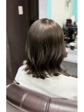 グラッジ 池袋(GLADGE) ダブルカラー×オリーブベージュ