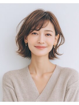 ジータヘアデザイン 立会川店(GHITA hair design) 外ハネナチュラルショート