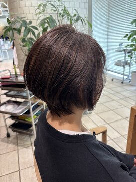 エムプラス センター北(M.plus) 乾かすだけで決まる くびれショートボブ