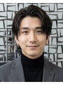 【佐久間】シャドウパーマ韓国風ビジネススタイル