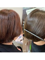 ヘア プレゴ 東陽町店(hair Prego)&nbsp;ファッショングレイカラーBefore&After