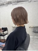ミルクティーベージュ×ハイトーンボブ【田野剛大】梅田