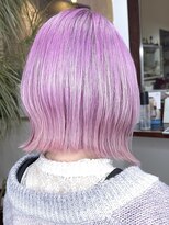 ブレイズヘアー(BLAZEhair)&nbsp;【青み強め】ホワイトラベンダーピンク×ブリーチ３回