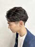 カット+メンズパーマ(ニュアンスパーマ/フェザーパーマなど)+TR ¥14960